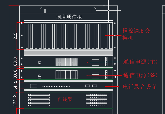 调度通信系统结构图